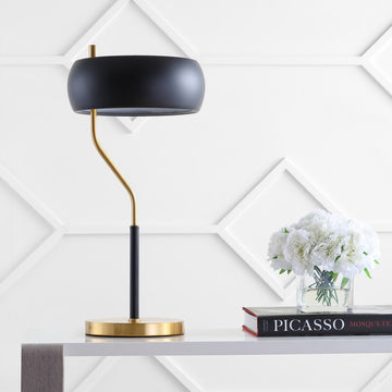Oskar 22.5" Moody Metal LED Desk Lamp - JONATHAN Y